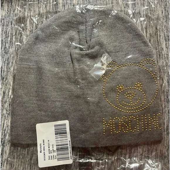 NWT Moschino Bear Beanie